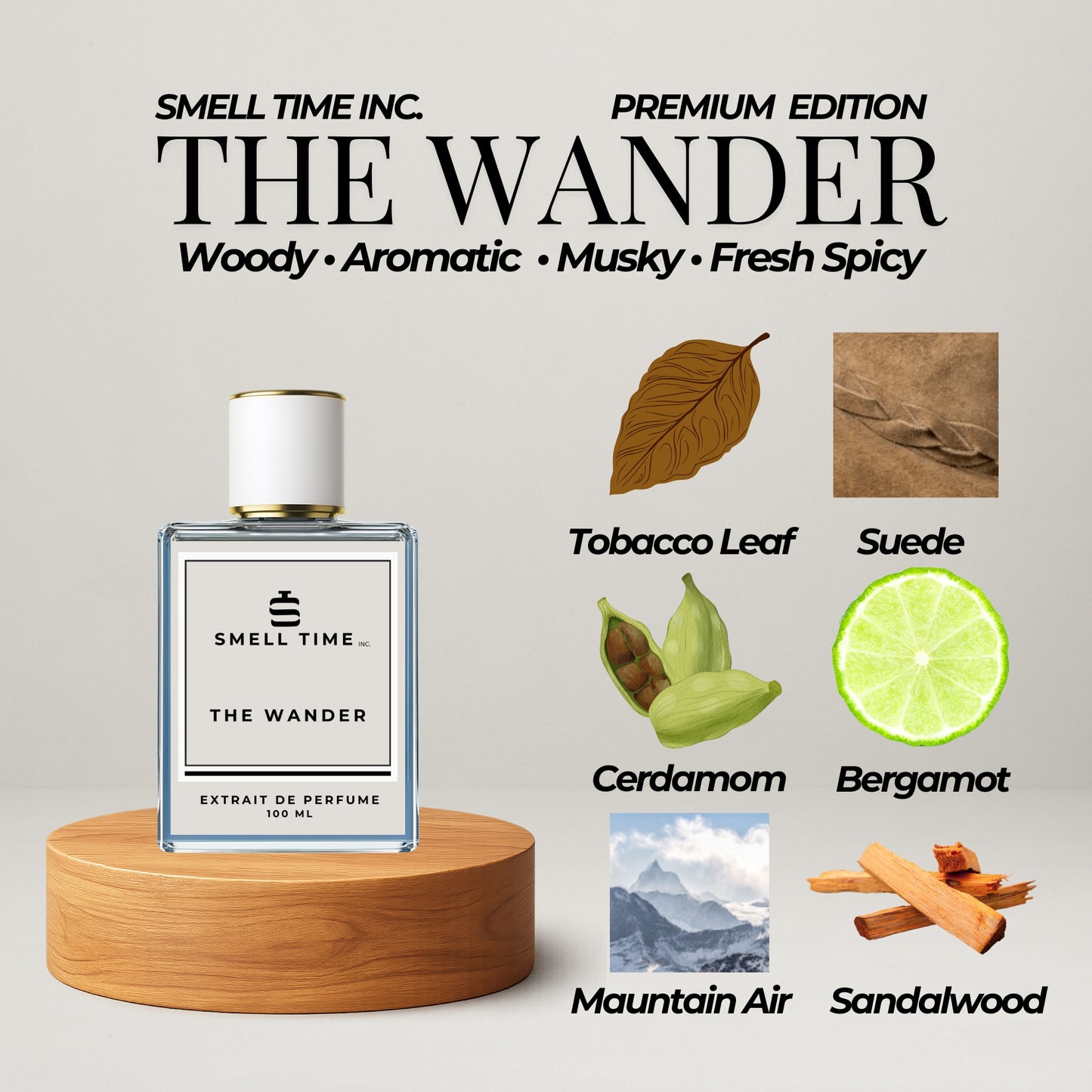 The Wander Extrait de Parfum โ Woody Tobacco Cologne