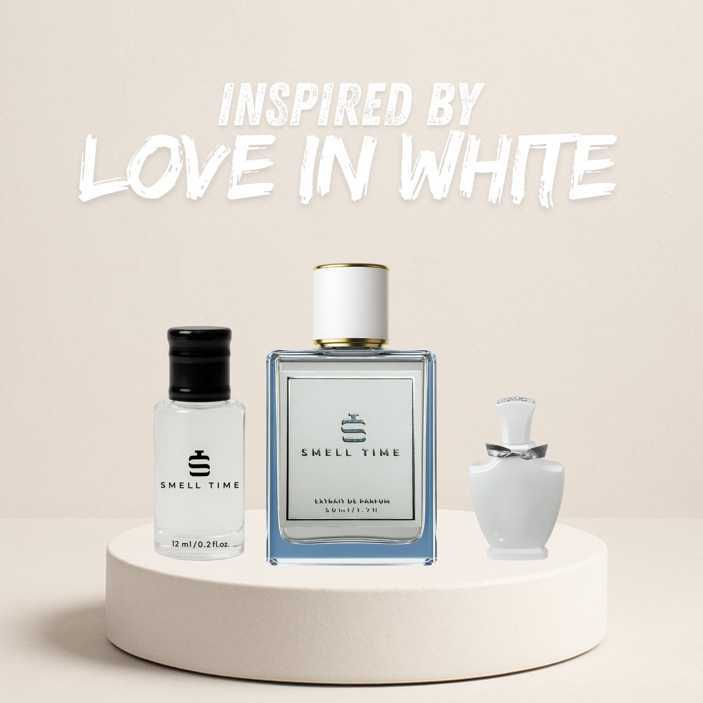 Love in White Inspired Fragrance | Floral, Citrus & Vanilla Blend | Smell Time USA