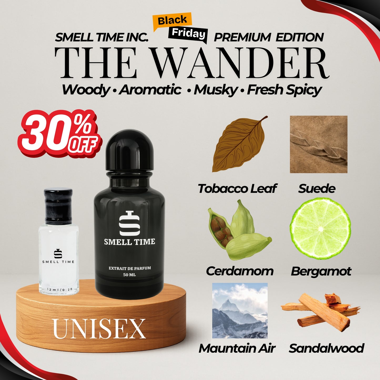 The Wander Extrait de Parfum – Woody Tobacco Cologne
