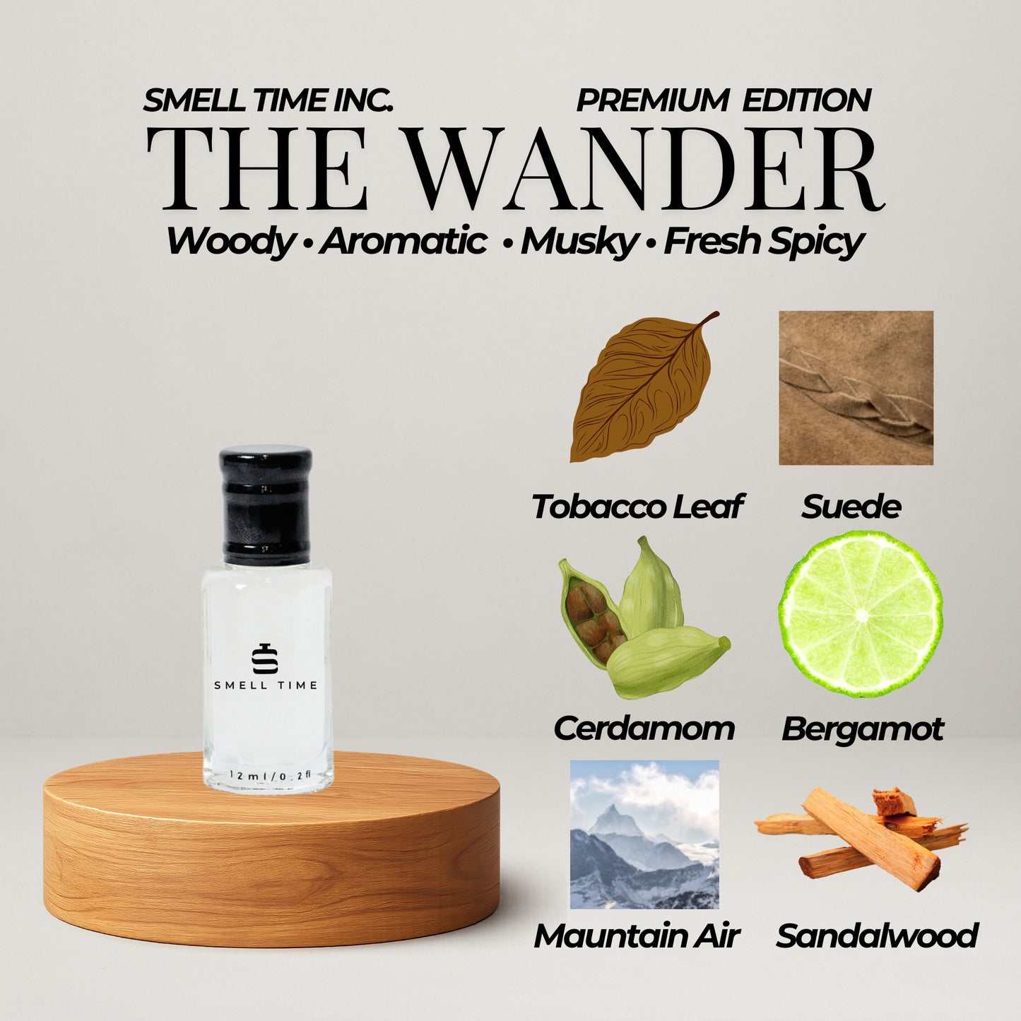 The Wander Extrait de Parfum – Woody Tobacco Cologne