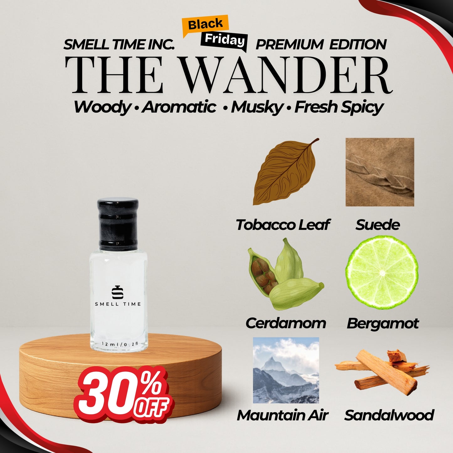 The Wander Extrait de Parfum – Woody Tobacco Cologne