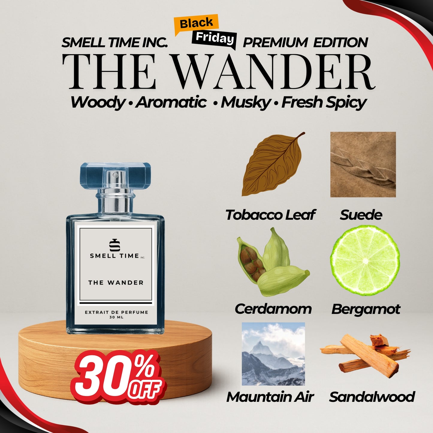 The Wander Extrait de Parfum – Woody Tobacco Cologne