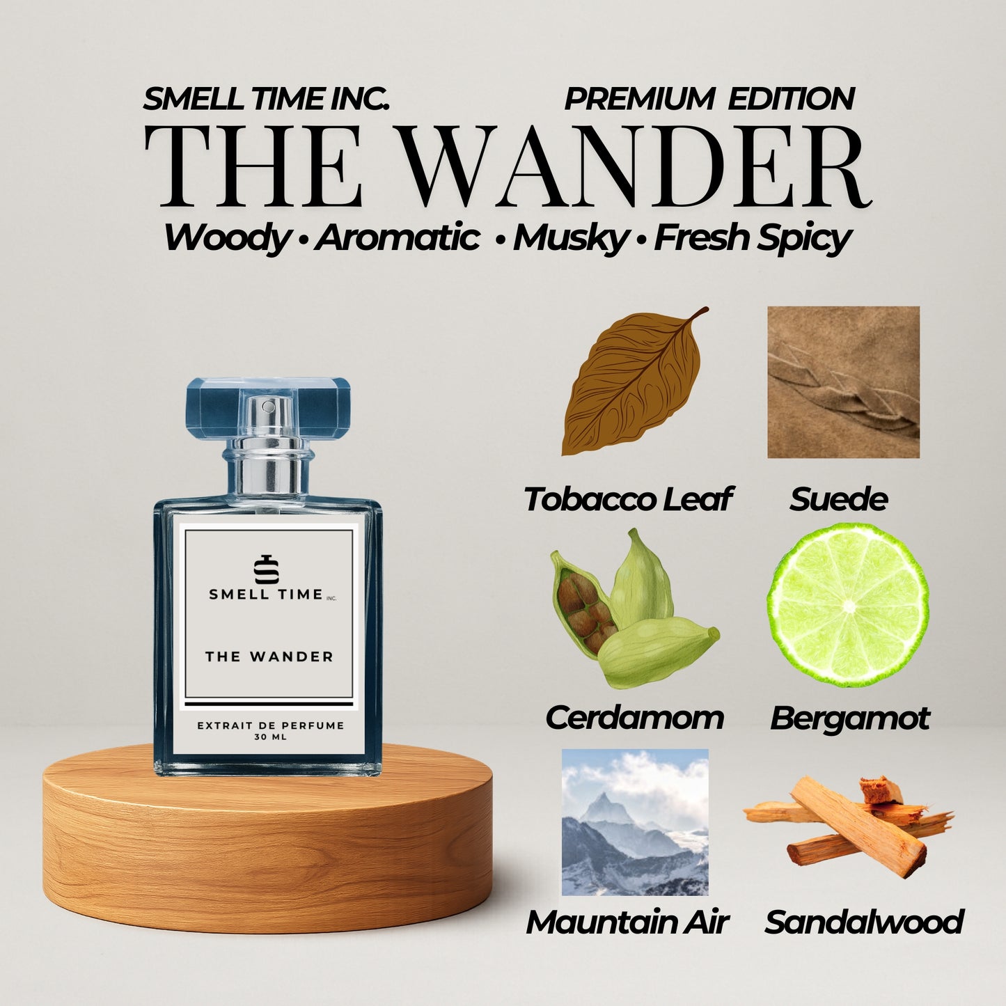 The Wander Extrait de Parfum – Woody Tobacco Cologne
