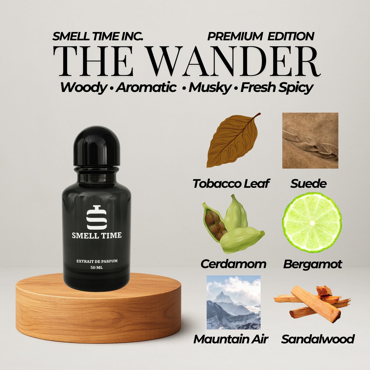 The Wander Extrait de Parfum – Woody Tobacco Cologne