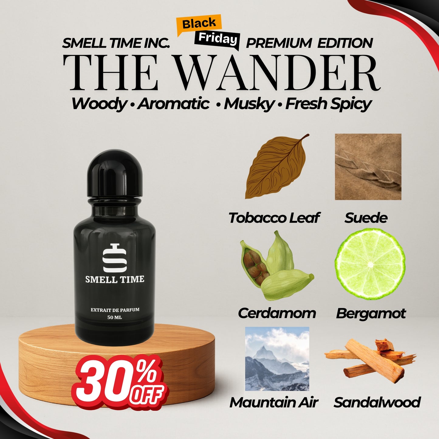 The Wander Extrait de Parfum – Woody Tobacco Cologne