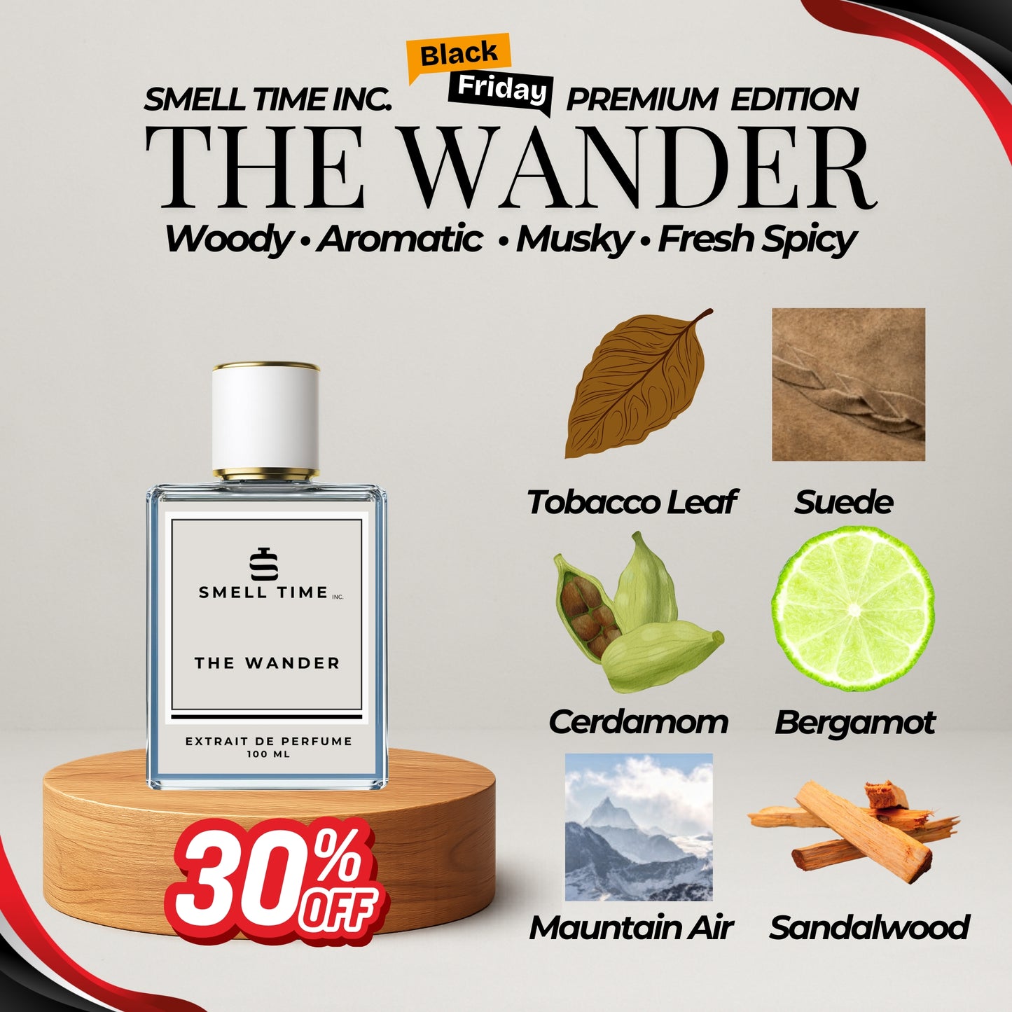 The Wander Extrait de Parfum – Woody Tobacco Cologne