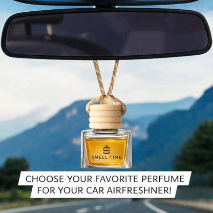 Car Air Freshener Linden Bloom 8ml | Luxury Scented Hanging Diffuser | Long-Lasting Car Perfume