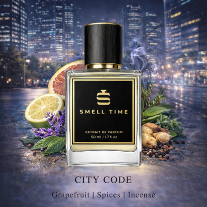 City Code – Fresh Green Aromatic Extrait de Parfum for Men | Clean, Modern & Long-Lasting Urban Scent