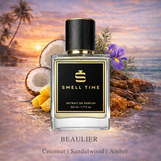 Beaulier – Fresh Sweet Woody Extrait de Parfum for Men | Coconut, Tonka & Long-Lasting Masculine Scent