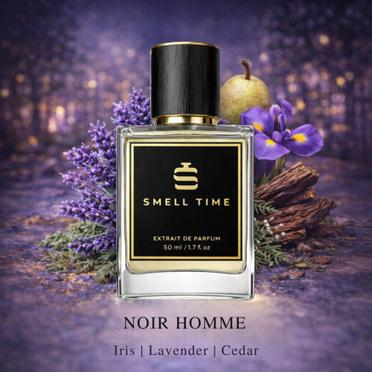 Noir Homme – Woody Iris Amber Extrait de Parfum for Men | Elegant, Smooth & Long-Lasting Scent