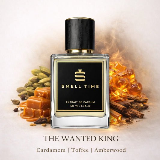 The Wanted King – Sweet Spicy Vanilla Extrait de Parfum | Bold & Long-Lasting Men’s Night Fragrance