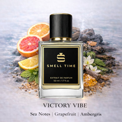 Victory Vibe – Fresh Sweet Marine Extrait de Parfum for Men | Sporty & Long-Lasting Masculine Scent