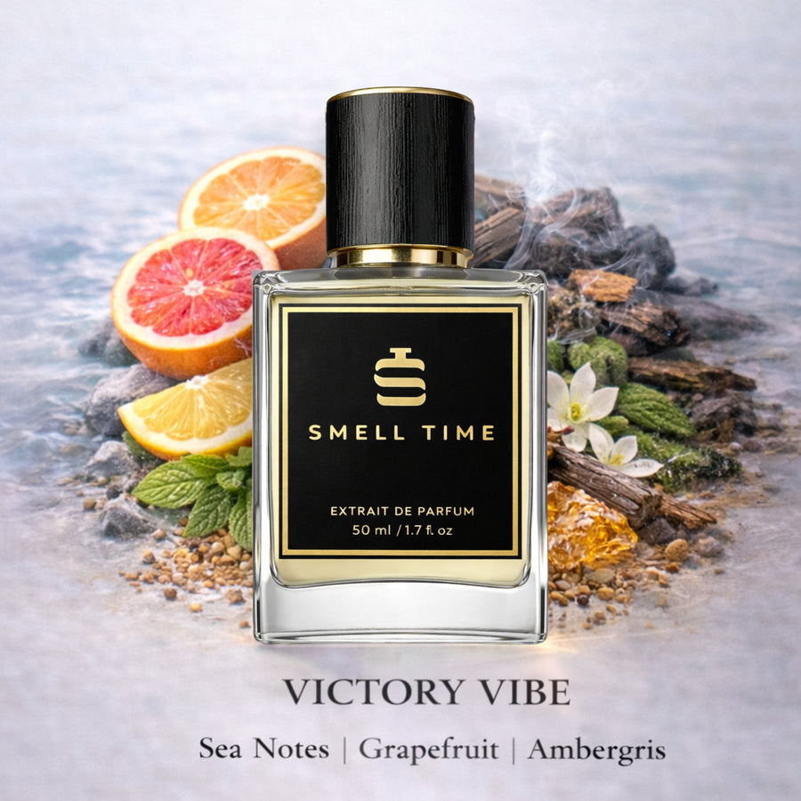 Victory Vibe – Fresh Sweet Marine Extrait de Parfum for Men | Sporty & Long-Lasting Masculine Scent