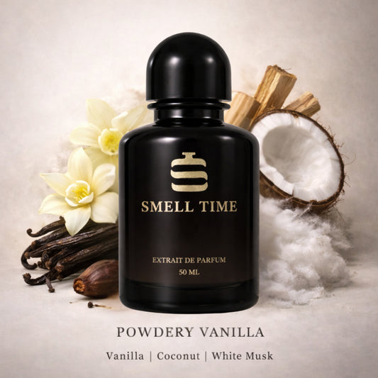 Powdery Vanilla – Soft Powdery Vanilla Extrait de Parfum | Musky, Creamy & Long-Lasting Unisex Scent