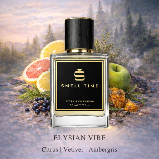 Elysian Vibe – Fresh Citrus Aromatic Extrait de Parfum for Men | Ultra-Clean, Bright & Long-Lasting Scent