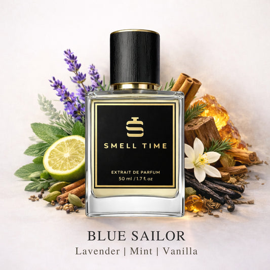 Blue Sailor – Fresh Minty Vanilla Extrait de Parfum | Clean & Long-Lasting Men’s Fragrance