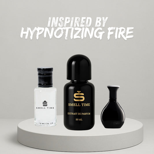 Hypnotizing Fire Inspired Fragrance | Vanilla, Patchouli, and Rose | Long-Lasting and Handmade | Smell Time USA