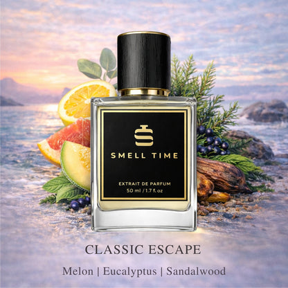 Classic Escape – Fresh Aromatic Green Extrait de Parfum for Men | Clean, Timeless & Long-Lasting Scent