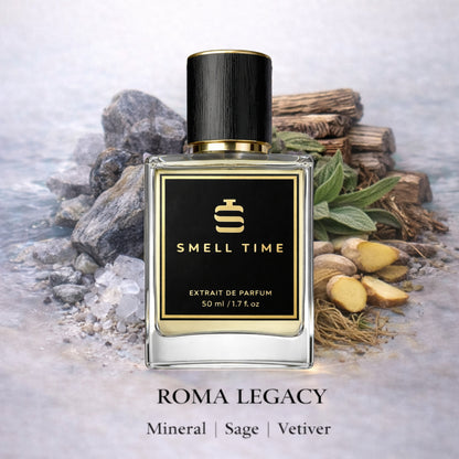 Roma Legacy – Warm Spicy Woody Extrait de Parfum | Modern & Long-Lasting Men’s Fragrance