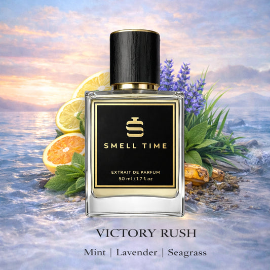 Victory Rush – Fresh Sporty Clean Extrait de Parfum for Men | Cool, Energizing & Long-Lasting Scent