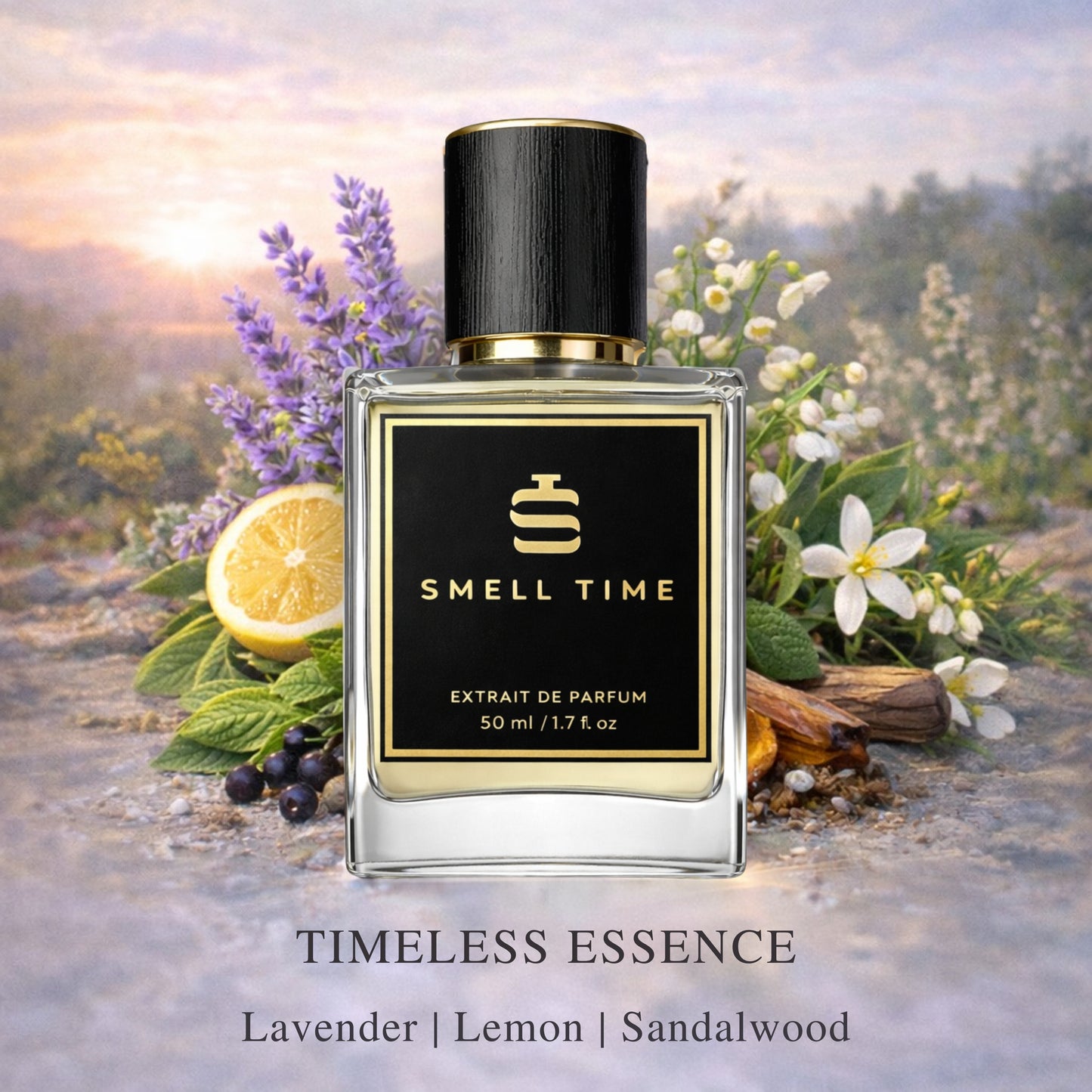 Timeless Essence – Fresh Aromatic Green Extrait de Parfum for Men | Clean, Classic & Long-Lasting Scent