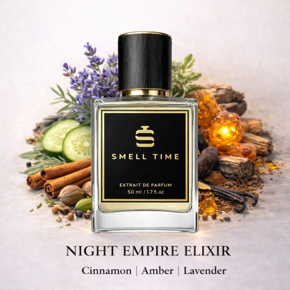 Night Empire Elixir – Dark Spicy Aromatic Extrait de Parfum For Him