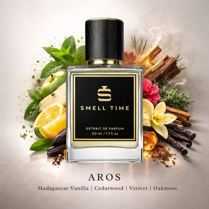 AROS – Fresh Minty Vanilla Extrait de Parfum | Bold & Long-Lasting Men’s Fragrance