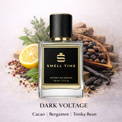 Dark Voltage – Spicy Sweet Amber Extrait de Parfum | Bold & Electric Men’s Fragrance