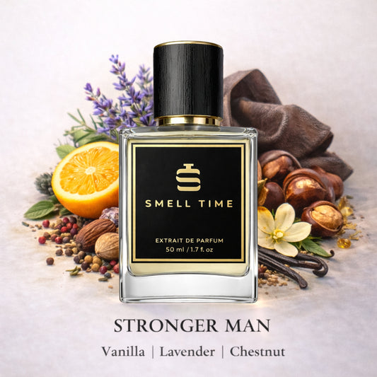 Stronger Man – Sweet Spicy Vanilla Extrait de Parfum | Warm & Long-Lasting Men’s Fragrance