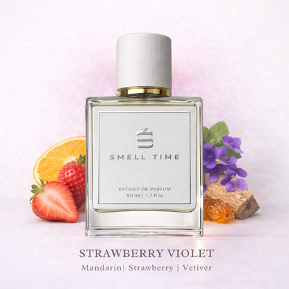 Strawberry Violet – Fruity Citrus Woody Extrait de Parfum