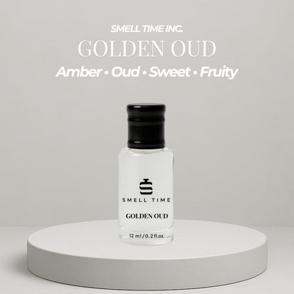 Golden Oud – Sweet Amber Oud Extrait de Parfum | Rich, Fruity & Long-Lasting Unisex Scent