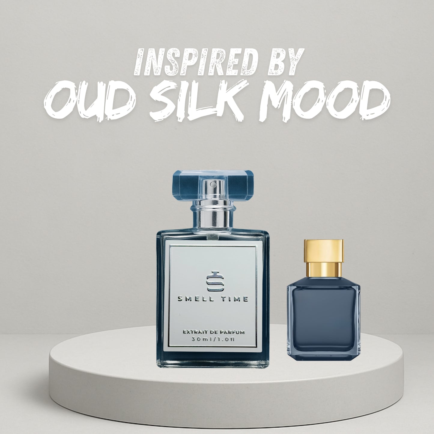 Oud Silk Mood Inspired Fragrance | Rose, Oud, and Bergamot | Long-Lasting and Handmade | Smell Time USA