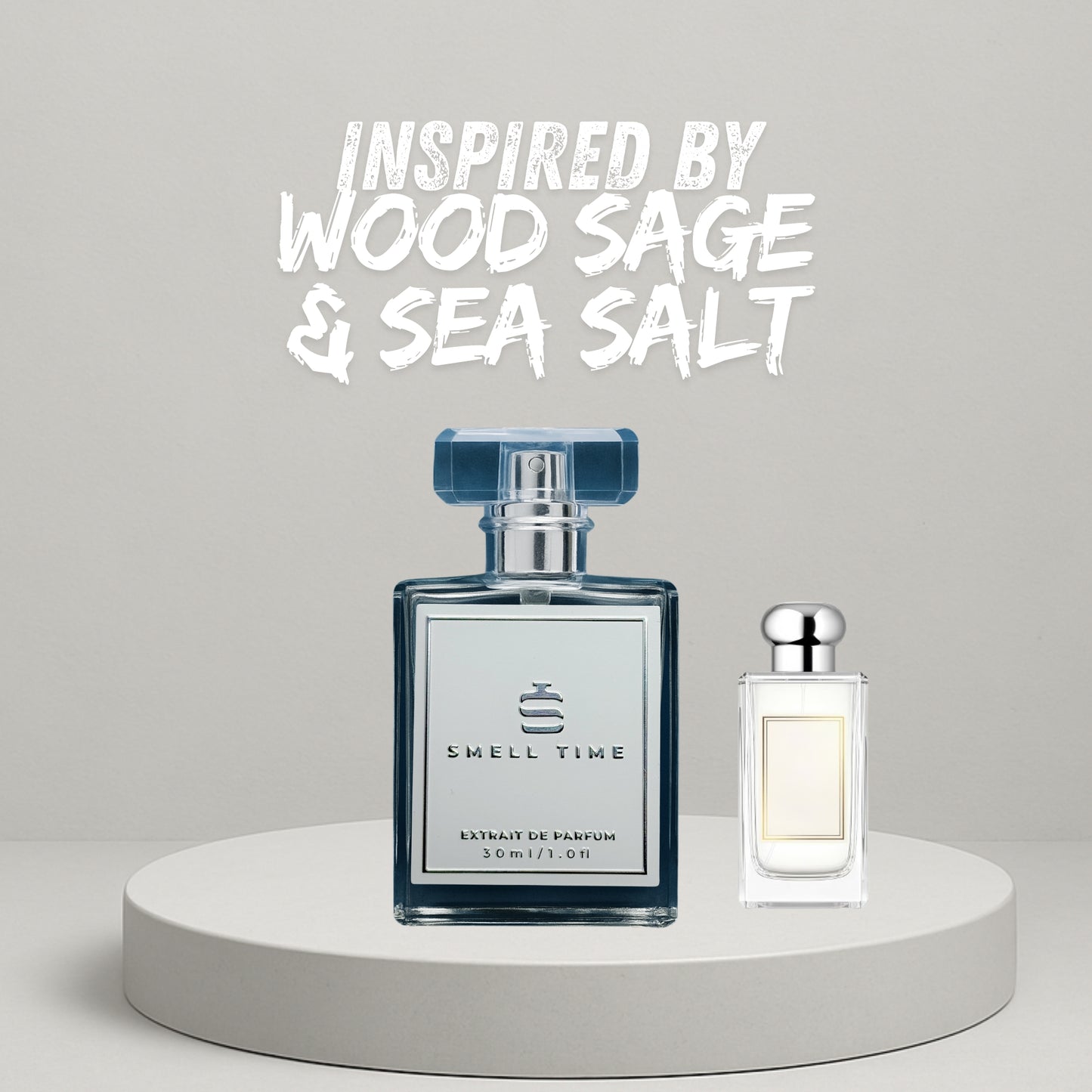 Wood Sage Sea Salt Inspired Fragrance | Aromatic, Fresh Salty | Long-Lasting & Handmade | Smell Time USA