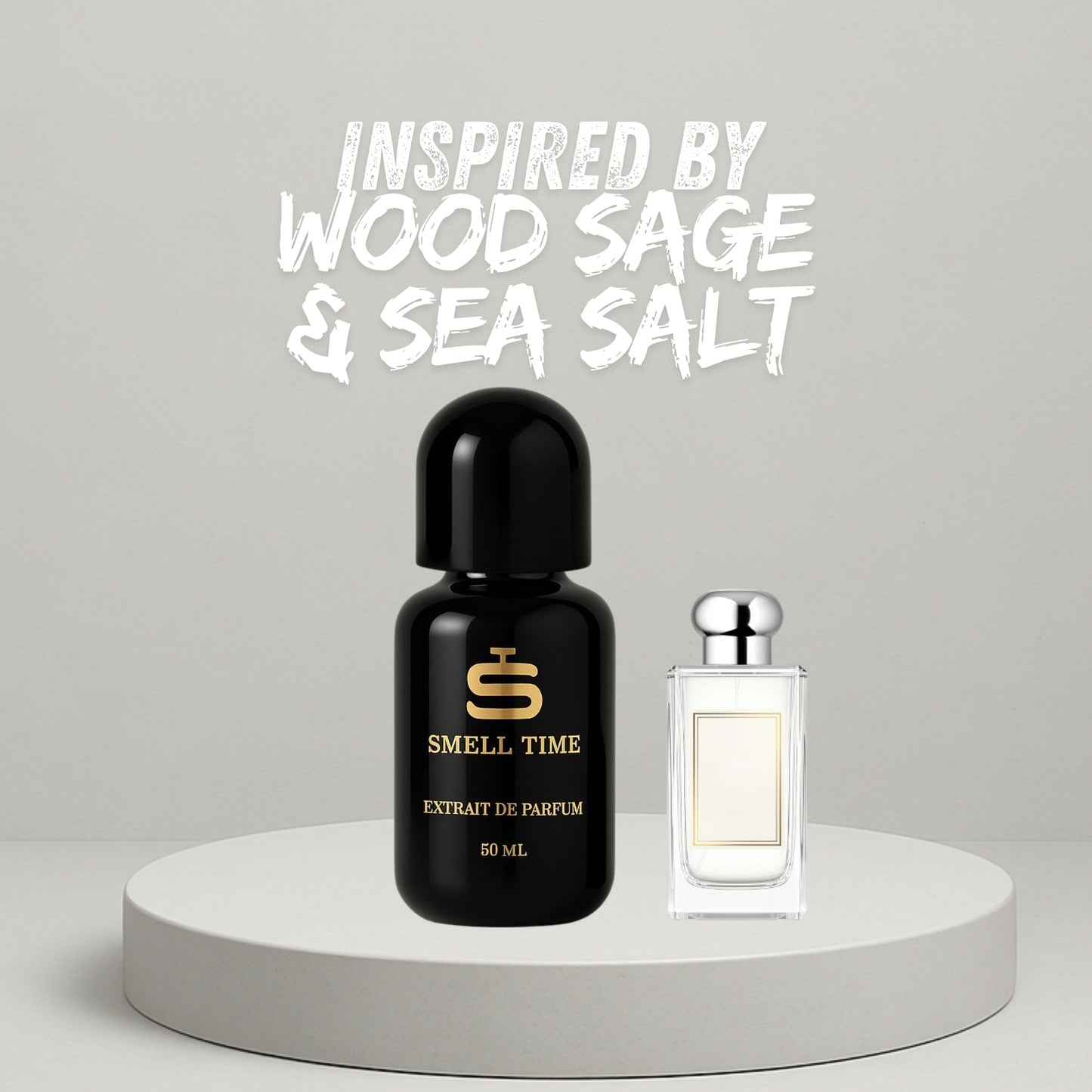 Wood Sage Sea Salt Inspired Fragrance | Aromatic, Fresh Salty | Long-Lasting & Handmade | Smell Time USA