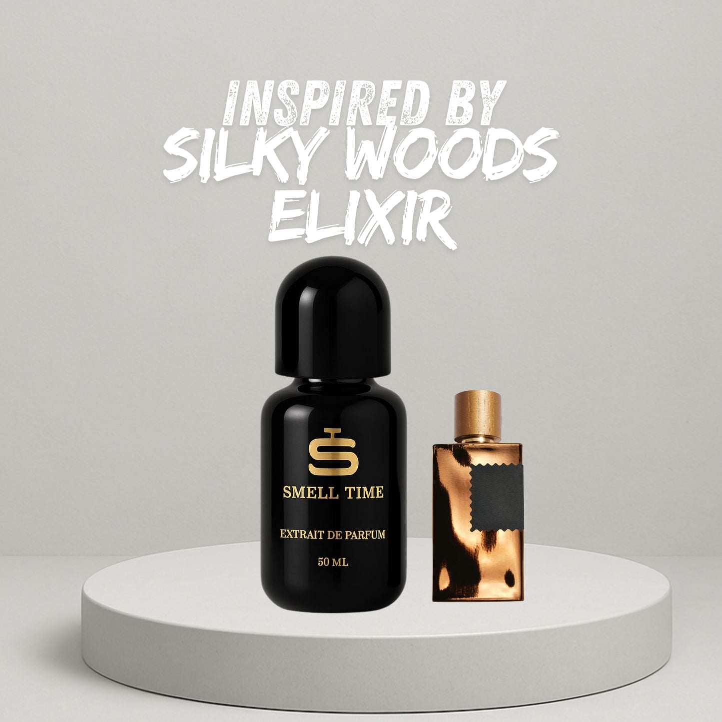 Silky Woods Elixir Inspired Fragrance | Vanilla Leather Oud Scent | Warm Spicy & Musky Perfume | Smell Time USA