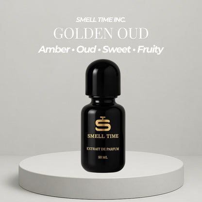 Golden Oud – Sweet Amber Oud Extrait de Parfum | Rich, Fruity & Long-Lasting Unisex Scent