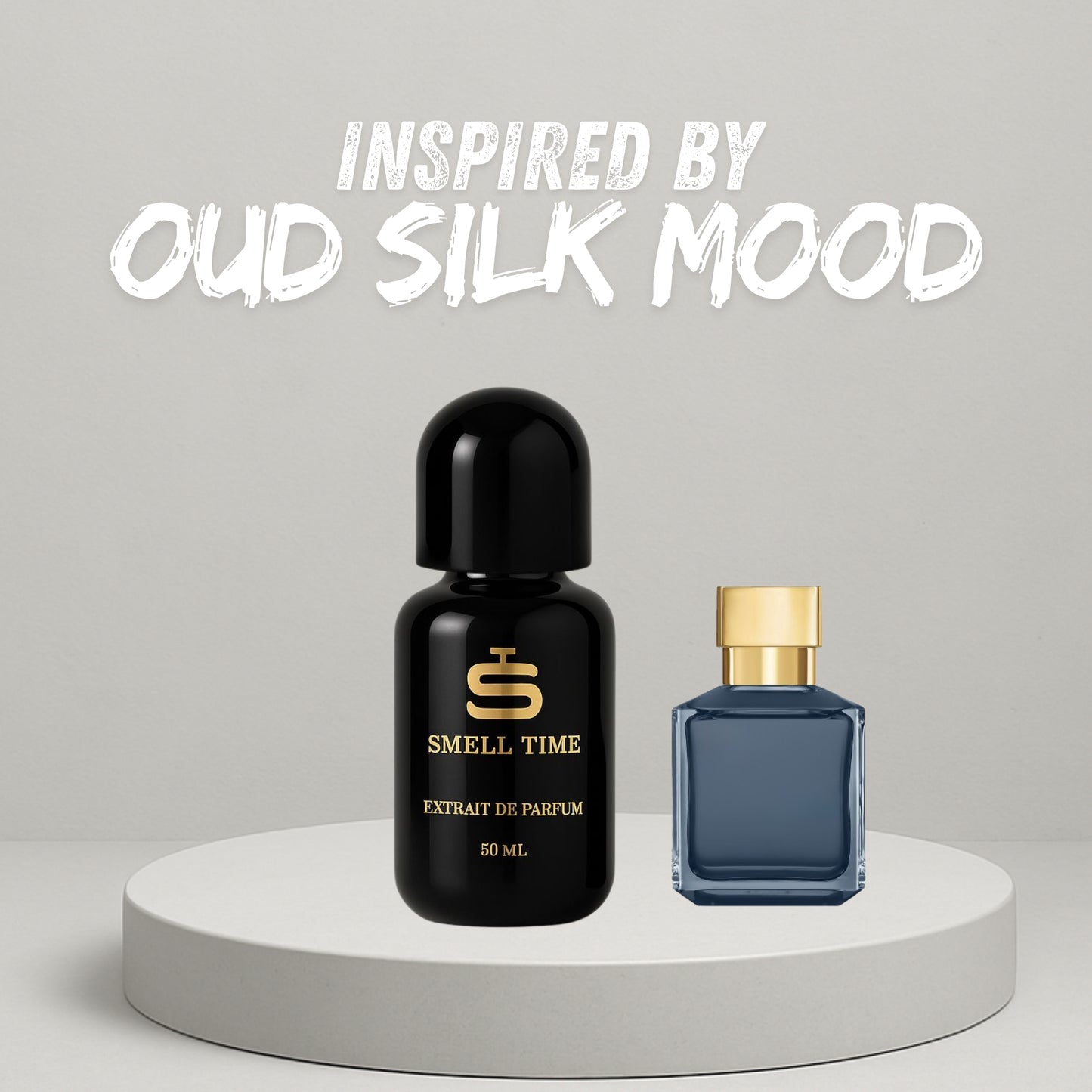 Oud Silk Mood Inspired Fragrance | Rose, Oud, and Bergamot | Long-Lasting and Handmade | Smell Time USA