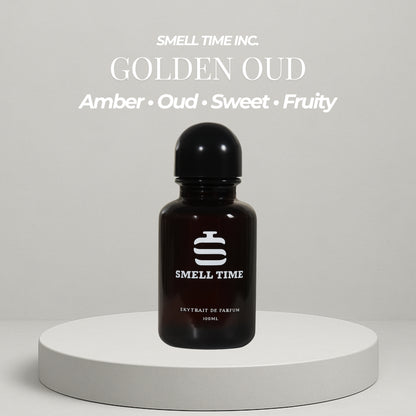 Golden Oud – Sweet Amber Oud Extrait de Parfum | Rich, Fruity & Long-Lasting Unisex Scent