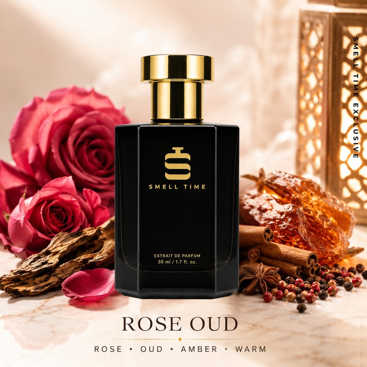 Rose Oud – Amber Woody Extrait de Parfum Unisex