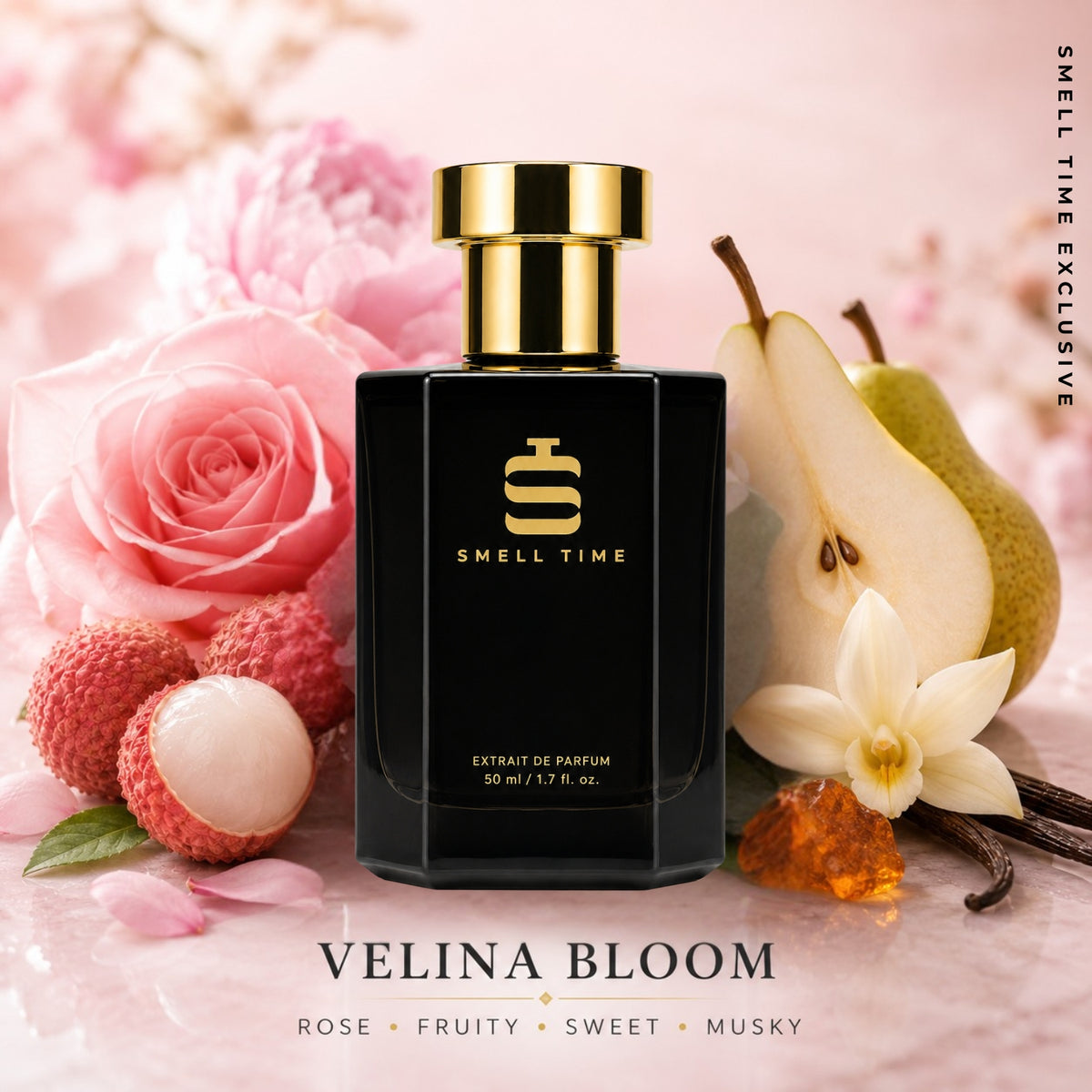 Velina Bloom – Rose Fruity Extrait de Parfum for Women