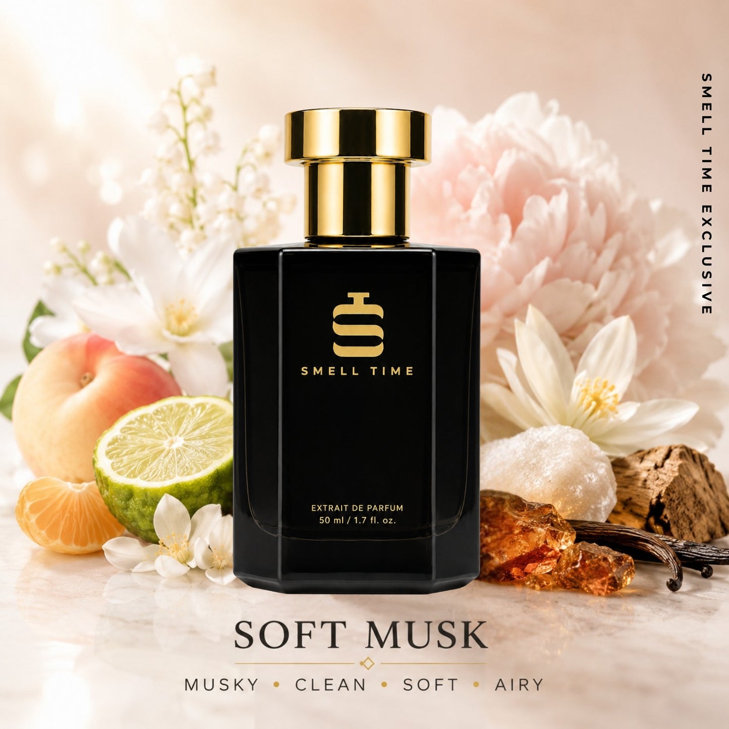 Soft Musk – Clean Musky Extrait de Parfum for Women