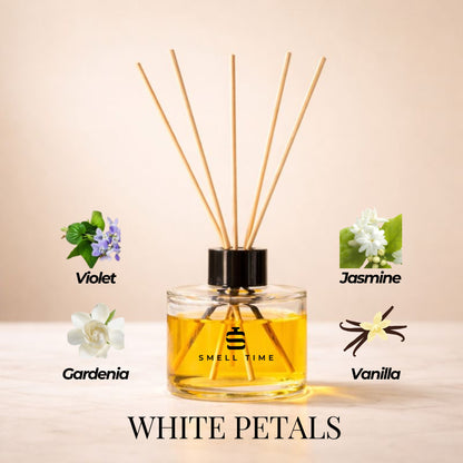 Reed Diffuser for Home & Office – Long Lasting, Alcohol-Free | Smell Time