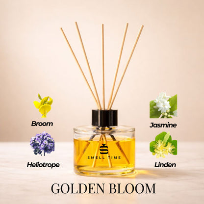Reed Diffuser for Home & Office – Long Lasting, Alcohol-Free | Smell Time