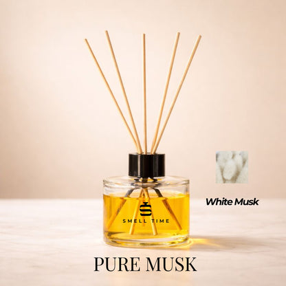Reed Diffuser for Home & Office – Long Lasting, Alcohol-Free | Smell Time